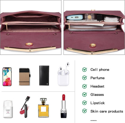 Damen Clutch Abendtasche Elegante Kettentasche Handtasche Hochzeit