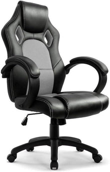 Ergonomischer Gaming Stuhl Bürocomputer Rennstuhl Grey