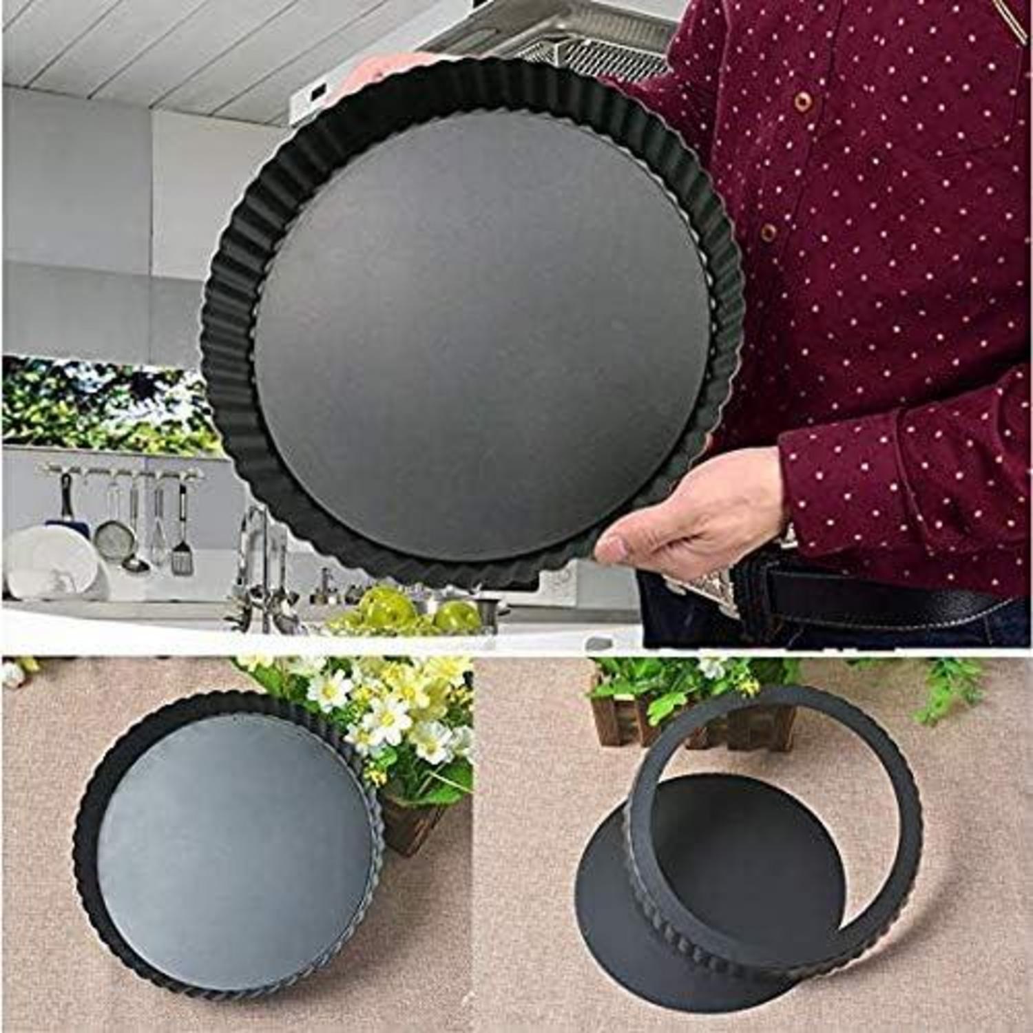 Tarteform 28cm Kohlenstoffstahl Antihaft mit abnehmbarem Boden
