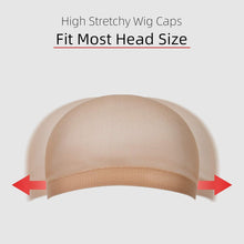 URAQT Haarnetz Wig Cap Schwarz und Neutral Beige (4