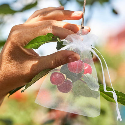 Organzasäckchen Weiß 120 Stk. Schmuckbeutel Geschenktüten