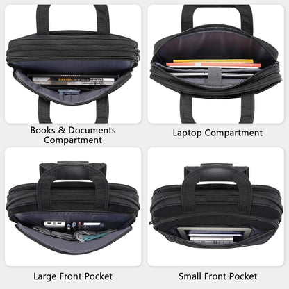 Laptoptasche 15,6 Zoll Schwarz Aktentasche Business