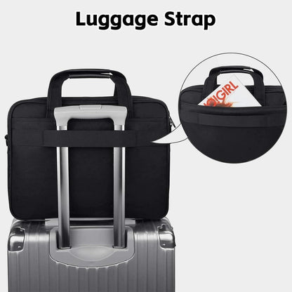 Laptoptasche 15,6 Zoll Schwarz Aktentasche Business