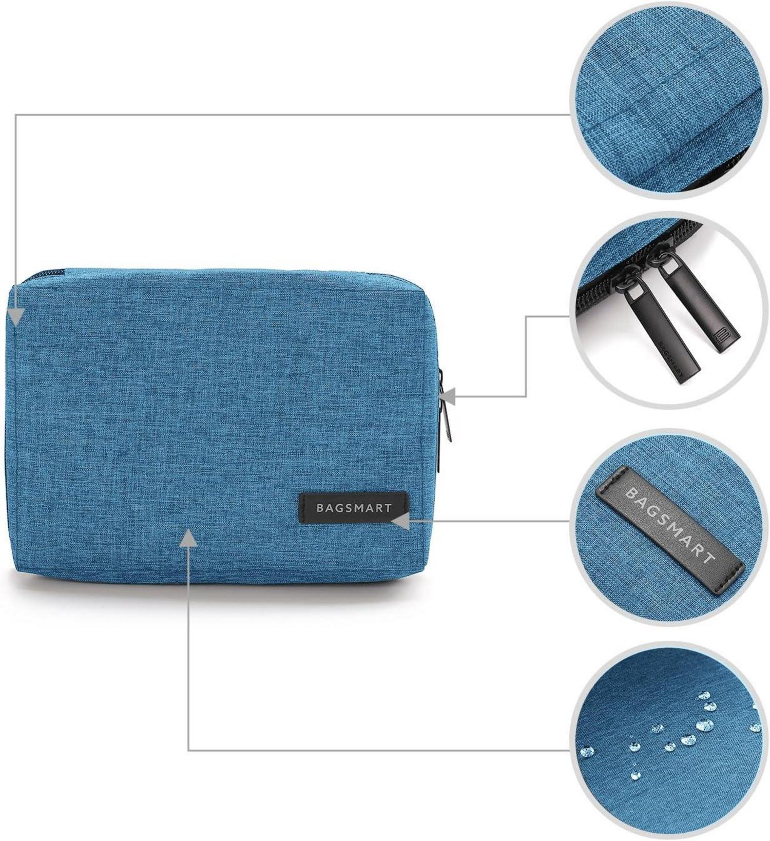 Elektronik Kabel USB Organizer Tasche für Speicher SD Stick 24x17x3.5cm