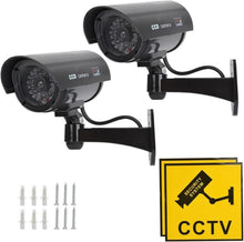 Attrappe Kamera CCTV Dummy mit Blinkender LED - Schwarz