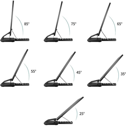 Metall Leseständer Buchständer 7 Winkel Faltbar 28x18cm