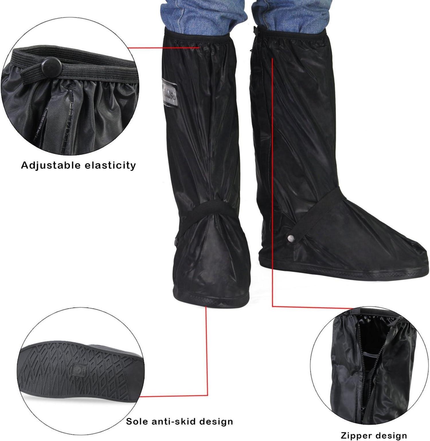 Wasserdichte Schuhüberzieher Regenüberschuhe Outdoor Rutschfest 40/42 EU