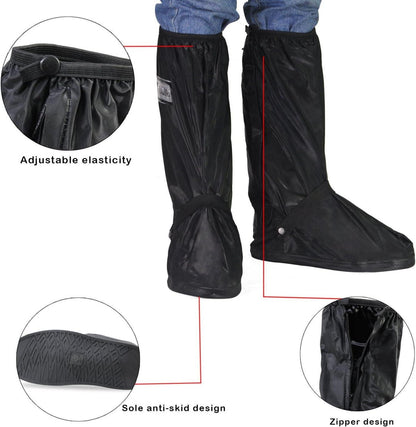 Wasserdichte Schuhüberzieher Regenüberschuhe Outdoor Rutschfest 40/42 EU
