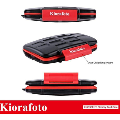Kiorafoto SD Karten Aufbewahrung Wasserdicht mit Karabiner
