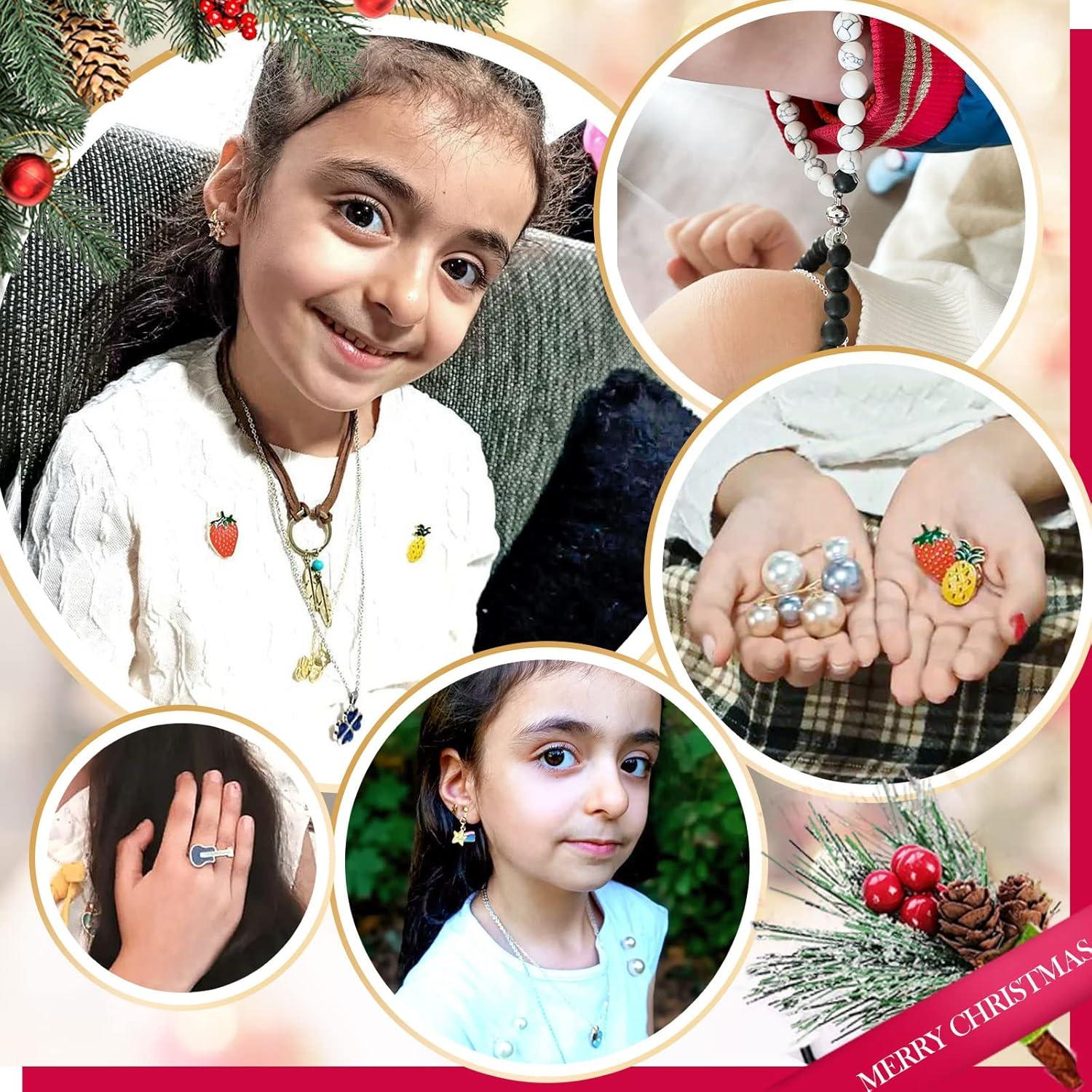 MJARTORIA Adventskalender 2024 für Damen und Mädchen mit 24 Schmuckstücken