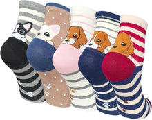 5 Paar Lustige Bunte Tiere Socken Baumwolle Geschenk Einheitsgröße