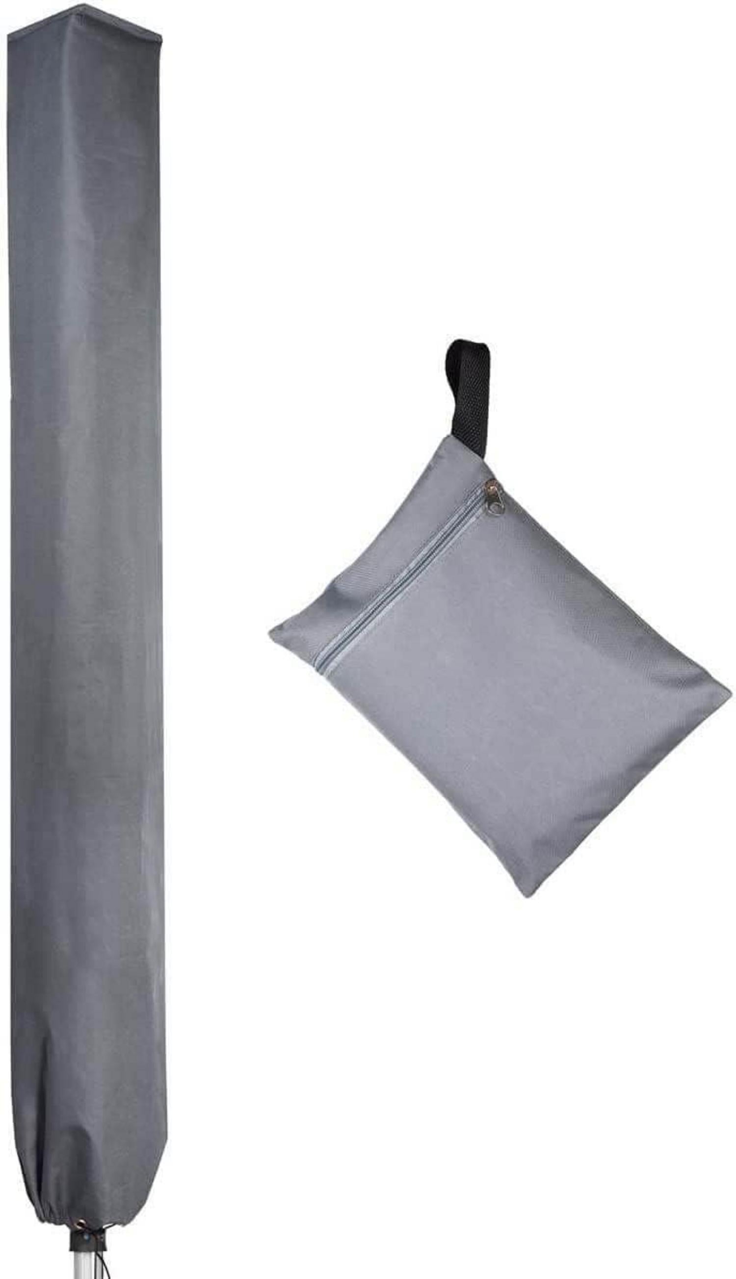 Wäschespinne Schutzhülle Wasserdicht 600D Oxford Grau 16x16x180cm