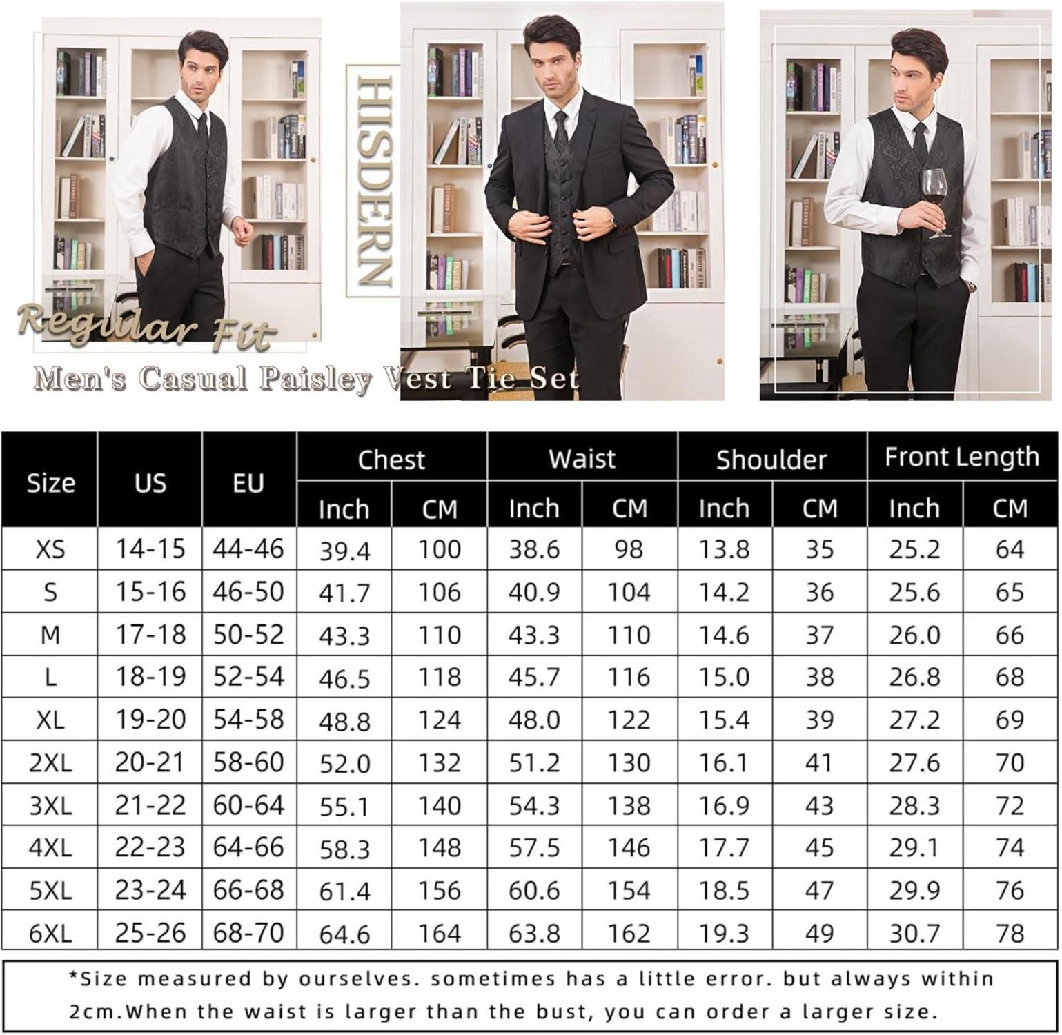 Herren Floral Hochzeit Weste Krawatte Einstecktuch Set Burgund XS