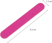 100Stk Einweg Nagelfeilen 180/240 Sandpapier Holz 8.5cm Blau
