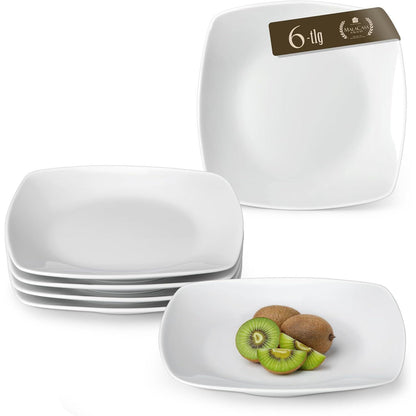 Porzellan Dessertteller Set 6er Serie Julia 16,7cm graziles