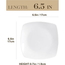 Porzellan Dessertteller Set 6er Serie Julia 16,7cm graziles