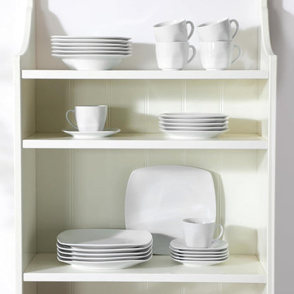 Porzellan Dessertteller Set 6er Serie Julia 16,7cm graziles