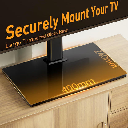 TV Ständer 26-55 Zoll OLED LCD Flach Curved Fernseher bis