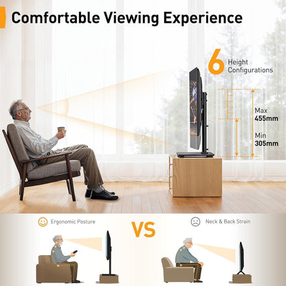 TV Ständer 26-55 Zoll OLED LCD Flach Curved Fernseher bis