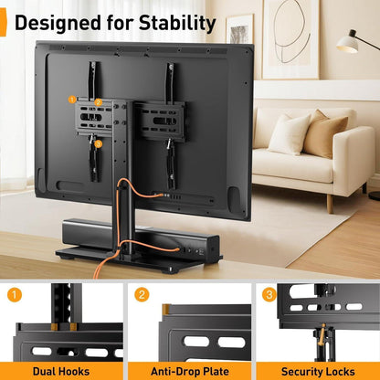 TV Ständer 26-55 Zoll OLED LCD Flach Curved Fernseher bis