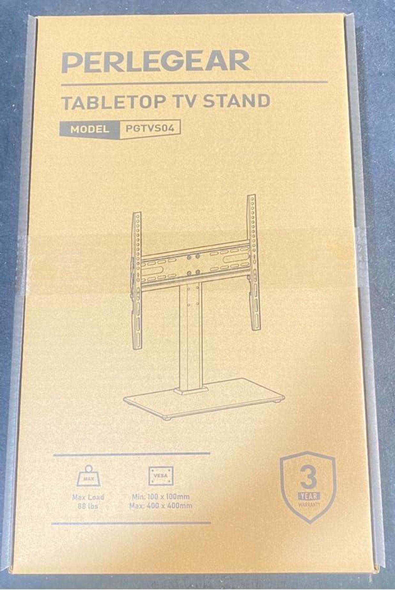 Perlegear TV Ständer 26-55 Zoll OLED LCD Flach Curved 40kg VESA 400x400mm