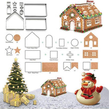 Ausstechformen Weihnachten Lebkuchenhaus Set 10-teilig Edelstahl