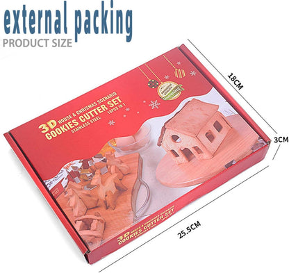 Ausstechformen Set Weihnachten 28tlg Edelstahl Plätzchen Ausstecher