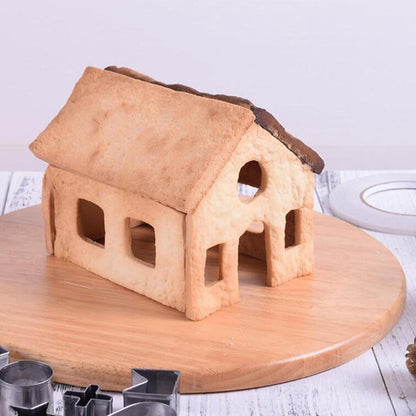 Ausstechformen Weihnachten Lebkuchenhaus Ausstecher Set 28 Stück Edelstahl Plätzchen Cookie Cutters