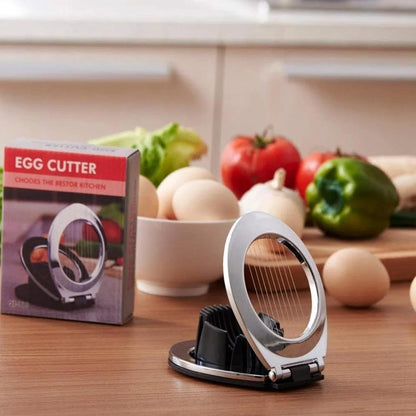 Eierschneider Edelstahl 2-in-1 Metall 304 spülmaschinenfest