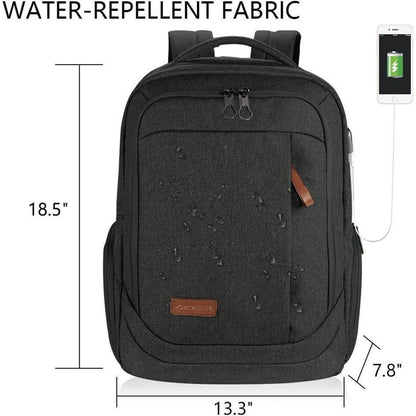 KROSER Laptop Rucksack 17,3 Zoll Wasserabweisend