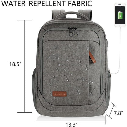 KROSER Laptop Rucksack 17,3 Zoll Handgepäck USB