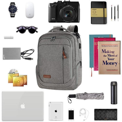 KROSER Laptop Rucksack 17,3 Zoll Handgepäck USB