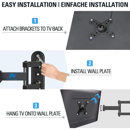 Monitor Wandhalterung Schwenkbar Neigbar VESA 100x100mm
