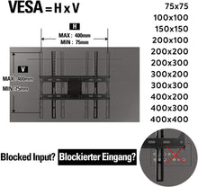 Schwenkbare TV Wandhalterung 26-65 Zoll VESA 75x75-400x400mm