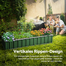 Hochbeet Metall 174x90x30cm Pflanzkübel Blumenkasten