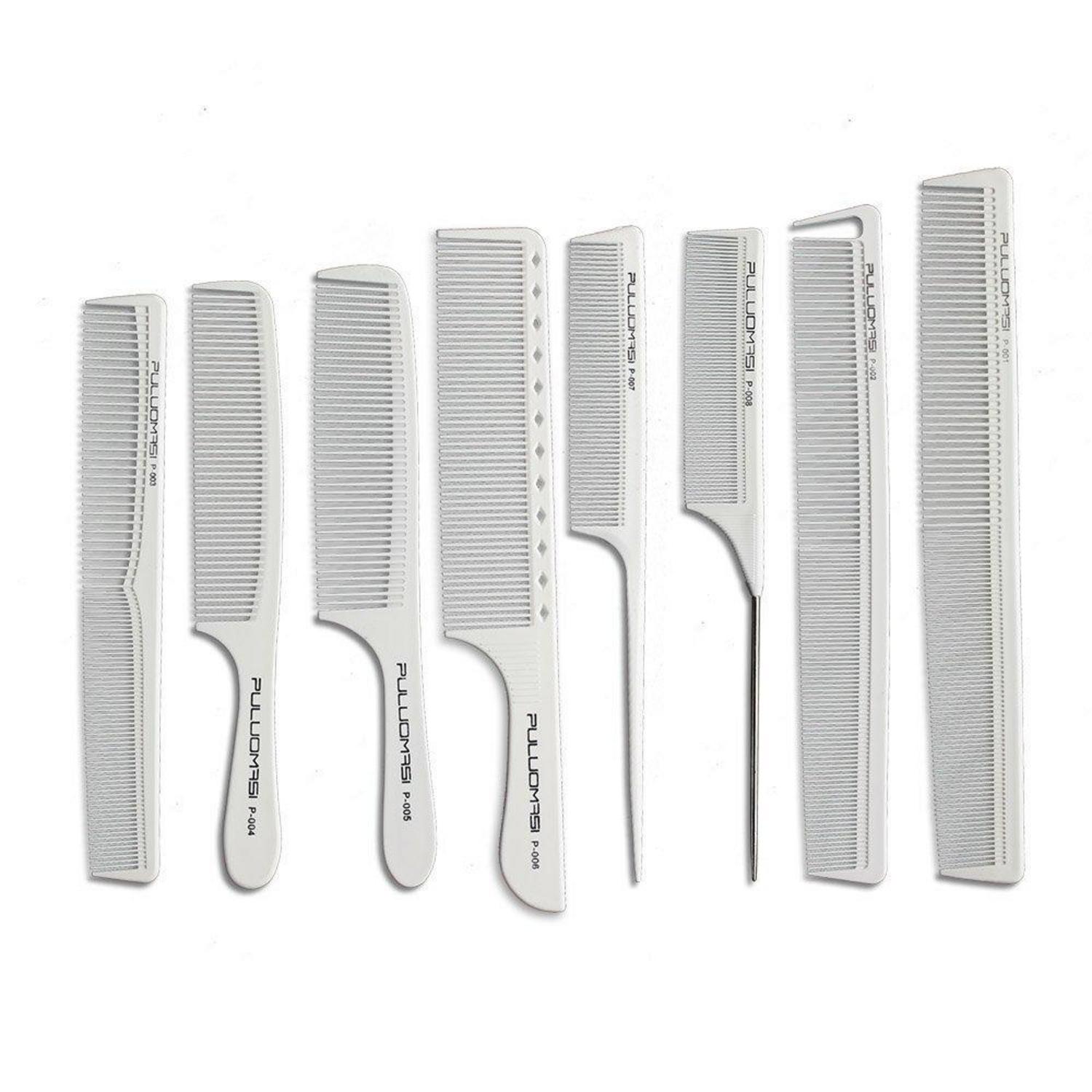 Professional Hair Styling Carbon Comb Set for Cutting and Shaping