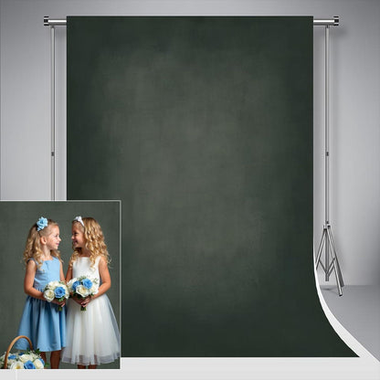 Foto Hintergrund Dunkelgrün 2x3m Mikrofaser Steigung