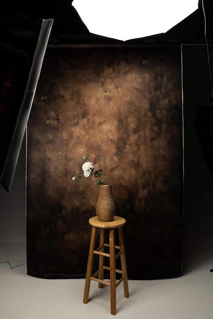 Kate 3x3m Mikrofaser Brauner Hintergrund Studio Portrait Neugeborene