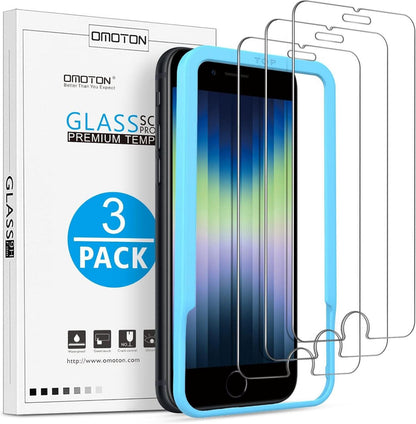 Schutzfolie für iPhone 7/8, 9H Härte, Anti-Kratzen, Anti-Öl, 3er Pack