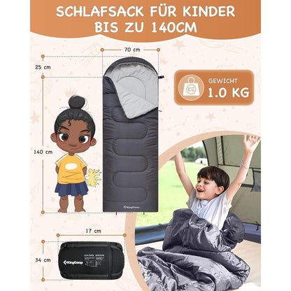 Schlafsack Deckenschlafsack Camping 3-4 Jahreszeiten
