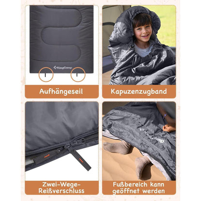 Schlafsack Deckenschlafsack Camping 3-4 Jahreszeiten