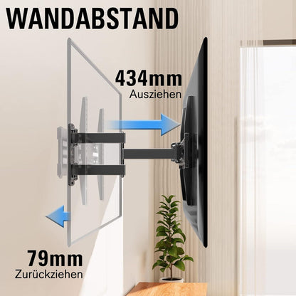 TV Wandhalterung schwenkbar neigbar ausziehbar 26-60 Zoll VESA 400x400mm