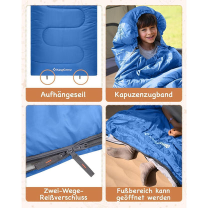 Deckenschlafsack Camping Schlafsack 3-4 Jahreszeiten
