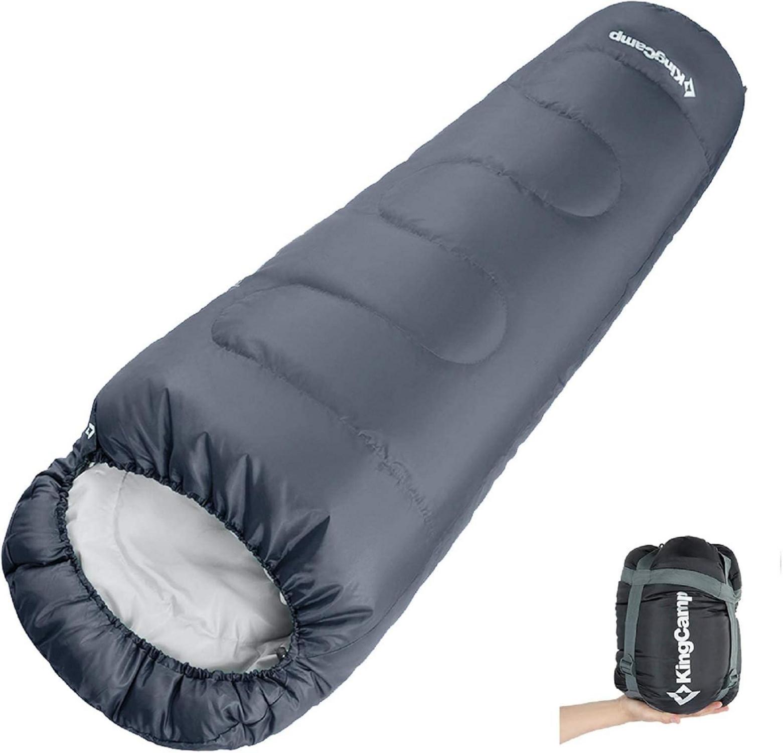 Mumienschlafsack für 3-4 Jahreszeiten groß Kälte Camping wandern