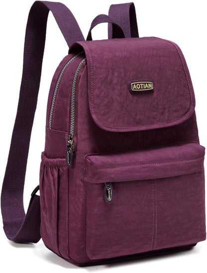 Leichter Tagesrucksack 10L Lila Nylon Polyester Rucksack