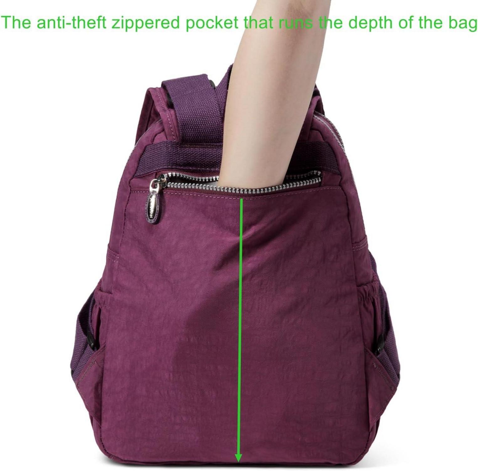 AOTIAN Leichter Rucksack für Mädchen und Damen 10L Lila