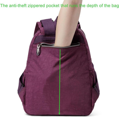 AOTIAN Leichter Rucksack für Mädchen und Damen 10L Lila