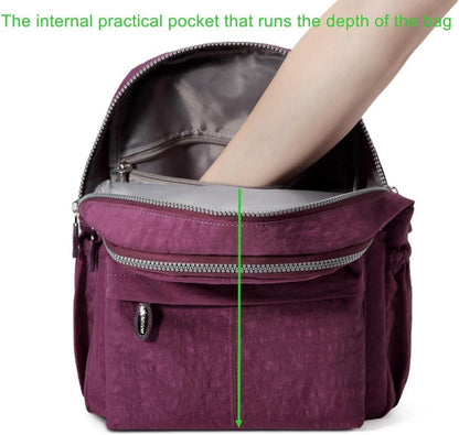 AOTIAN Leichter Rucksack Damen Mädchen 10L Lila Tagesrucksack