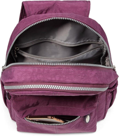 AOTIAN Leichter Rucksack Damen Mädchen 10L Lila Tagesrucksack