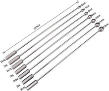 Edelstahl Penis Plug Urethral Dilatoren 7 Größe 10mm